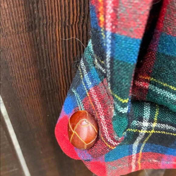 Pendleton Red and Green Plaid Blazer - Picture 5 of 6